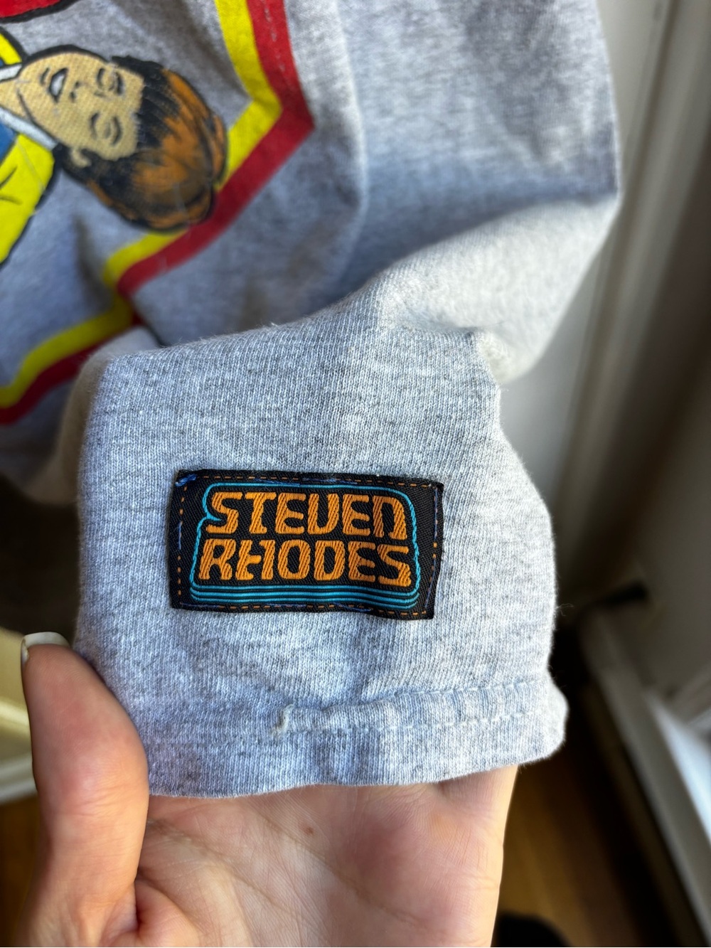 Steven Rhodes Men's Short Sleeve Graphic Tee - Gray